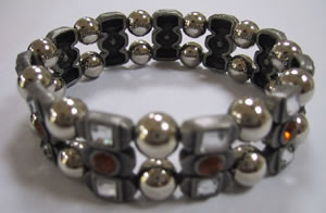 silver magnetic bracelet